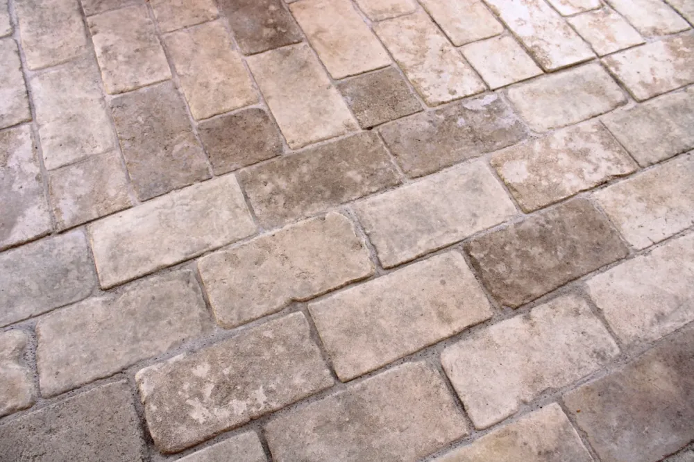 Pavage klinkers près de Braine-le-Comte